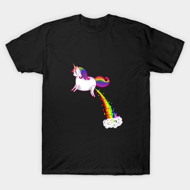 Unicorn Farts T-Shirt by Shinyuu